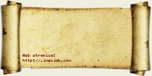 Kokan Jačović vizit kartica